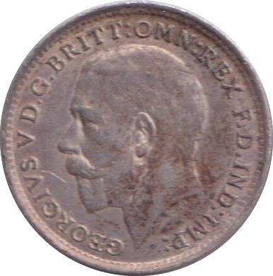 1917 THREEPENCE ( VF )