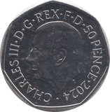 2024 FIFTY PENCE STEPPE MAMMOTH BU