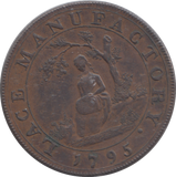 1795 MIDDLESEX HALFPENNY TOKEN