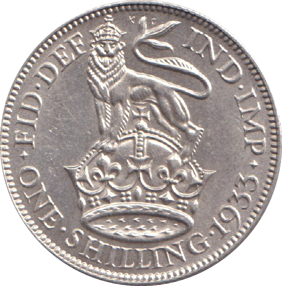 1933 SHILLING ( UNC )
