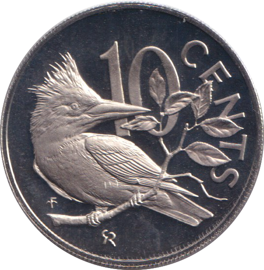 1973 PROOF 10 CENTS VIRGIN ISLANDS