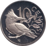 1973 PROOF 10 CENTS VIRGIN ISLANDS