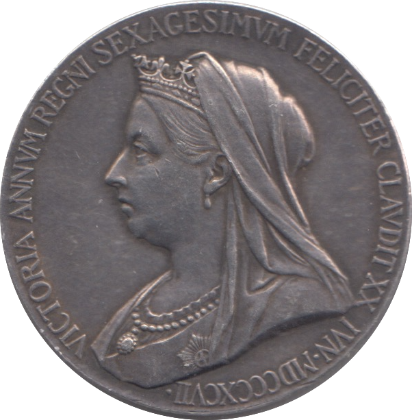 1897 SILVER MEDALLION REF 6