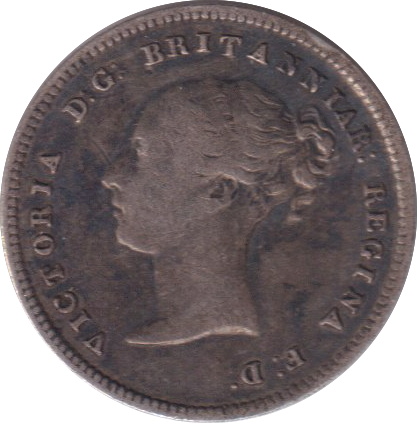 1861 MAUNDY FOURPENCE ( GF )