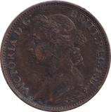 1886 FARTHING ( VF )