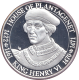 2002 SILVER PROOF 20 CROWN KING HENRY VI