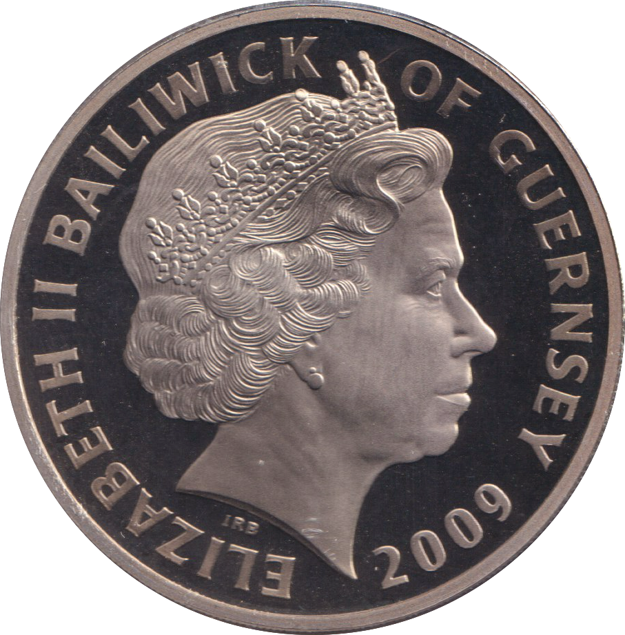 2009 JOHN JELLICOE FIVE POUND BAILIWICK OF GUERNSEY