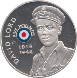 2008 SILVER PROOF £5 DAVID LORD