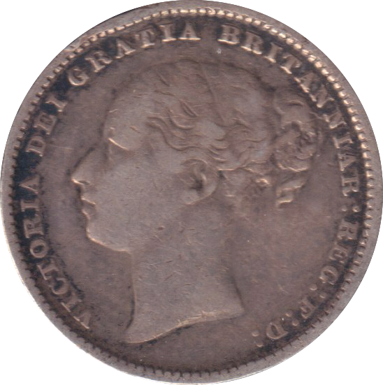 1885 SHILLING ( VF )