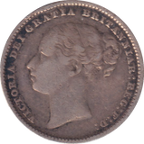 1885 SHILLING ( VF )