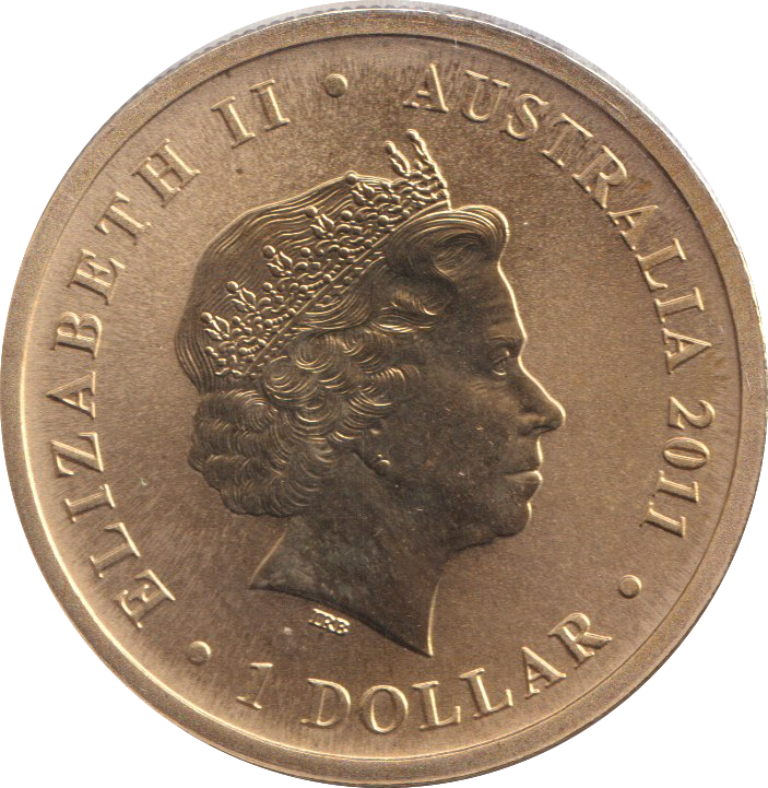 2011 QUEEN ELIZABETH 85TH BIRTHDAY ONE DOLLAR AUSTRALIA