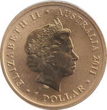 2011 QUEEN ELIZABETH 85TH BIRTHDAY ONE DOLLAR AUSTRALIA
