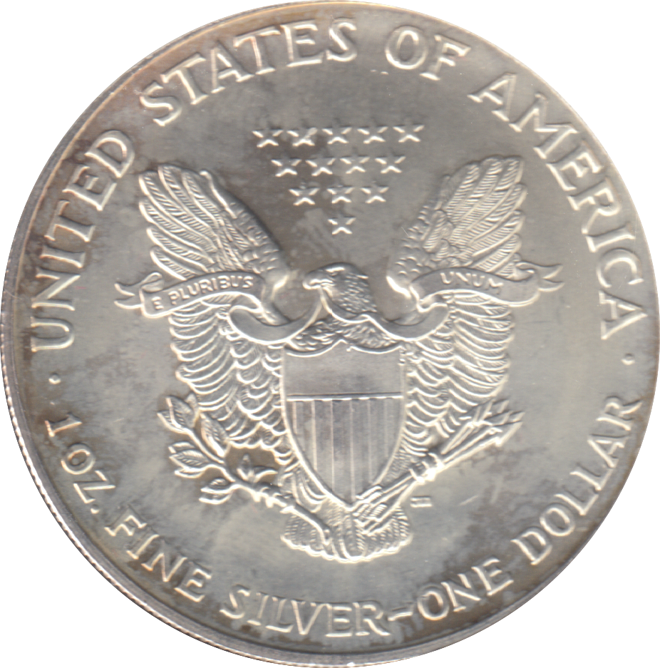 2002 AMERICAN EAGLE SILVER DOLLAR 1 OZ FINE SILVER USA