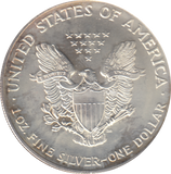 2002 AMERICAN EAGLE SILVER DOLLAR 1 OZ FINE SILVER USA