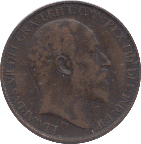 1907 HALFPENNY ( VF )