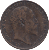 1907 HALFPENNY ( VF )