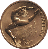 2000 OLYMPIC 5 DOLLARS AUSTRALIA