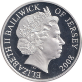 2008 SILVER PROOF R.J. MITCHELL FIVE POUNDS JERSEY