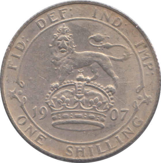 1907 SHILLING ( VF )