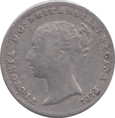 1843 FOURPENCE ( VF )