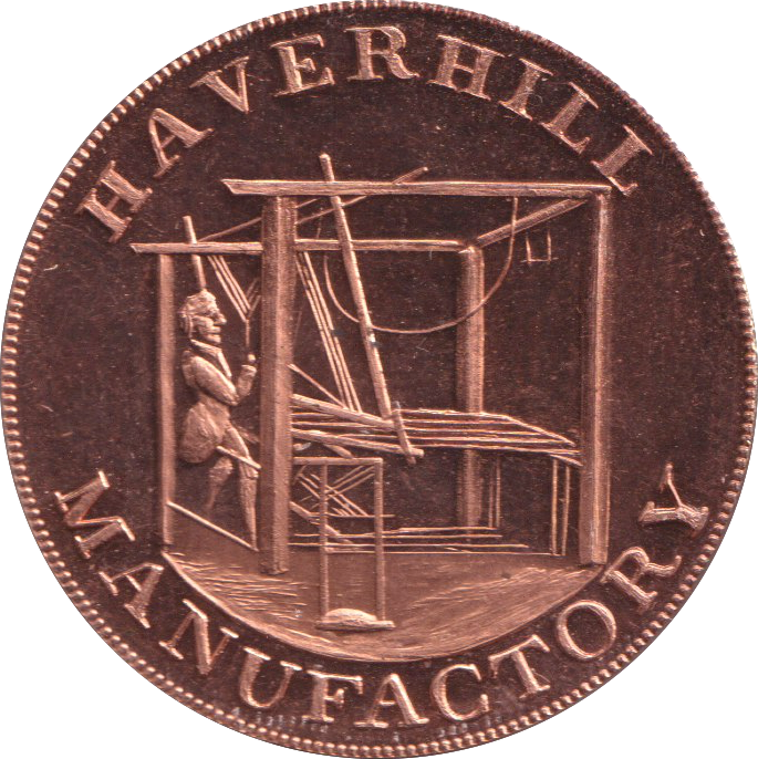 1774 HALF PENNY TOKEN HAVERHILL