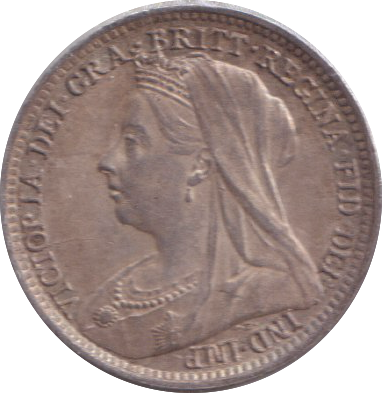 1895 THREEPENCE ( VF )