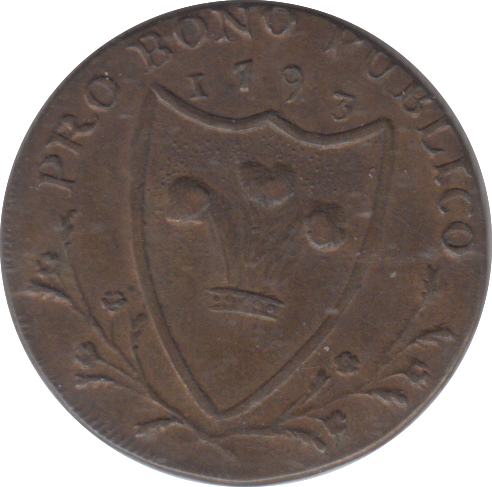 1793 NORTH WALES FARTHING