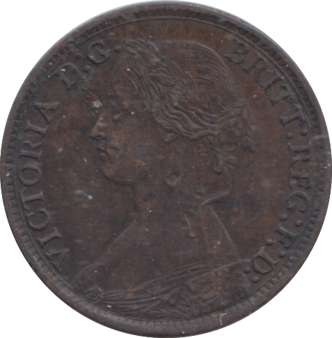 1867 FARTHING ( GVF )