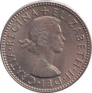 1957 ENGLISH SHILLING ( UNC )