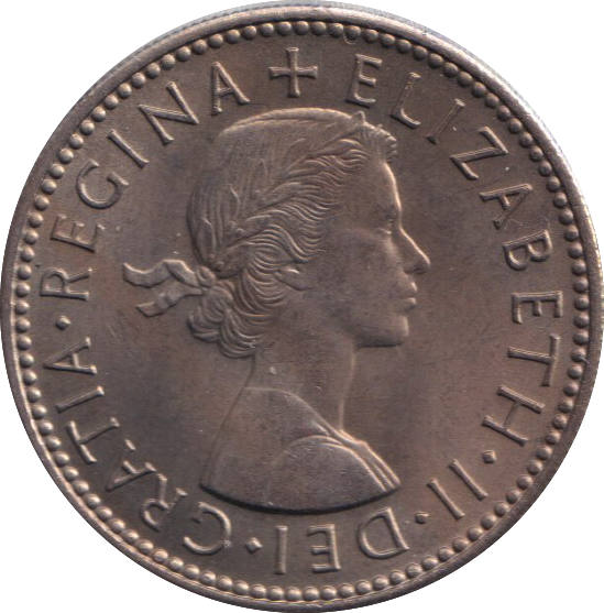 1957 ENGLISH SHILLING ( UNC )