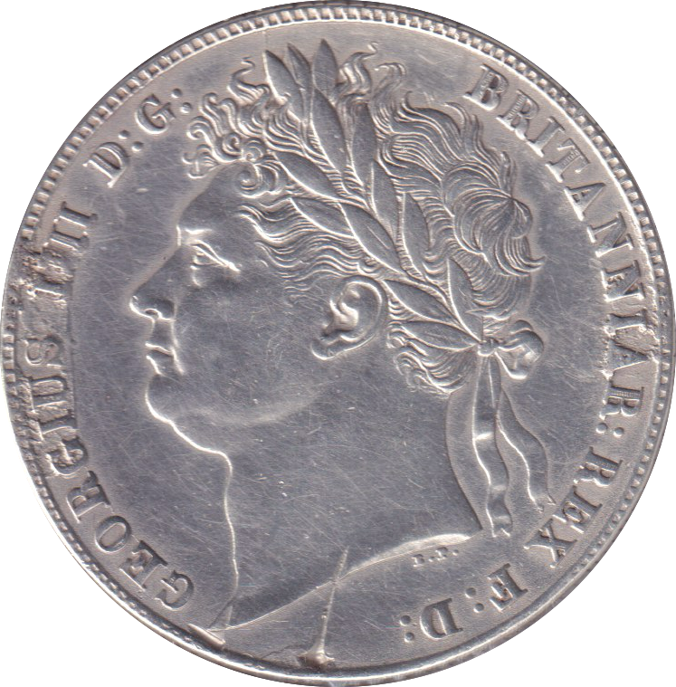 1820 HALFCROWN ( EF )