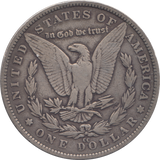 1882 SILVER ONE MORGAN DOLLAR USA