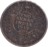 1915 TWO ANNAS INDIA
