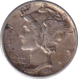 1941 SILVER DIME USA