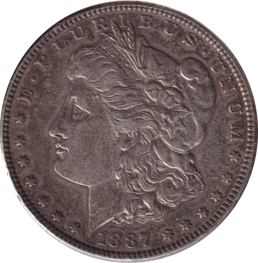 1887 SILVER DOLLAR USA