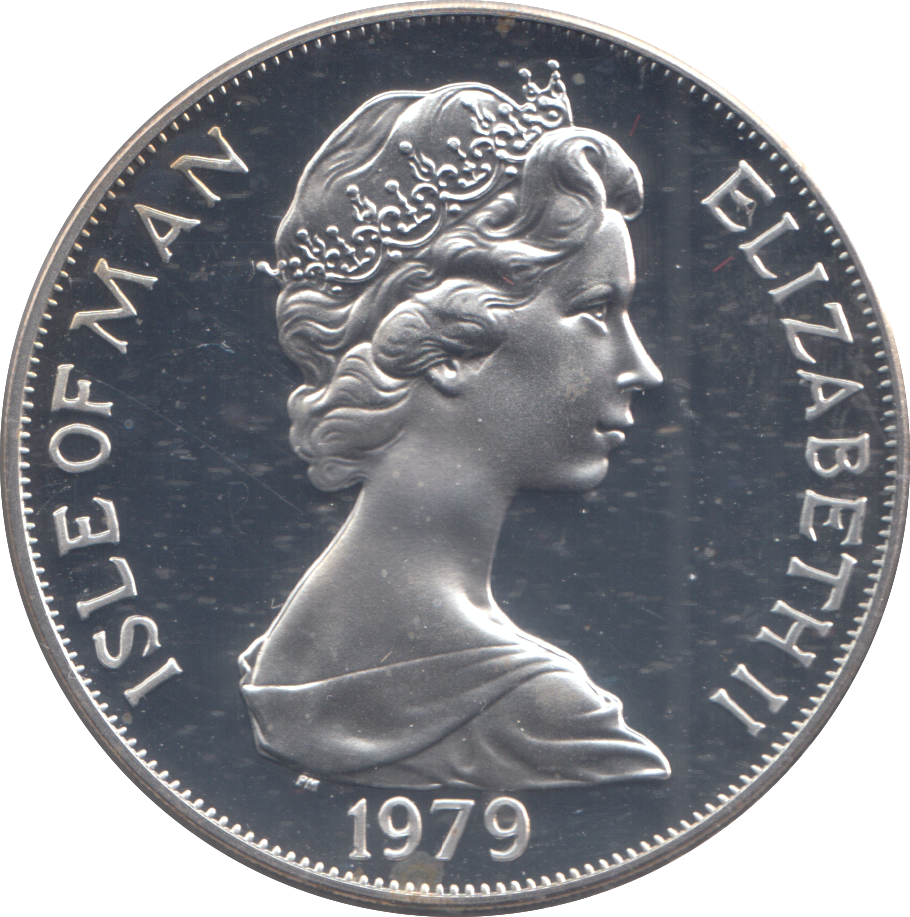1979 SILVER PROOF CROWN MILLENNIUM OF TYNWALD