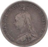 1891 THREEPENCE ( GF )