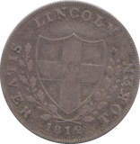1812 LINCOLN SHILLING TOKEN