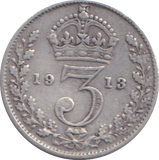 1913 THREEPENCE ( GF )