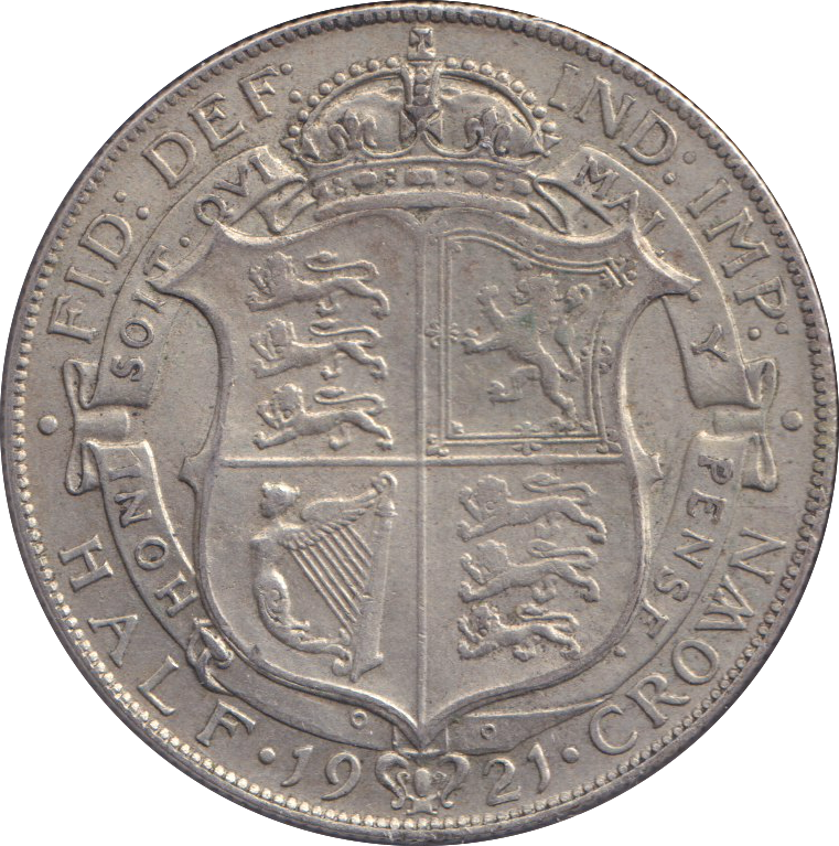 1921 HALFCROWN ( GVF )