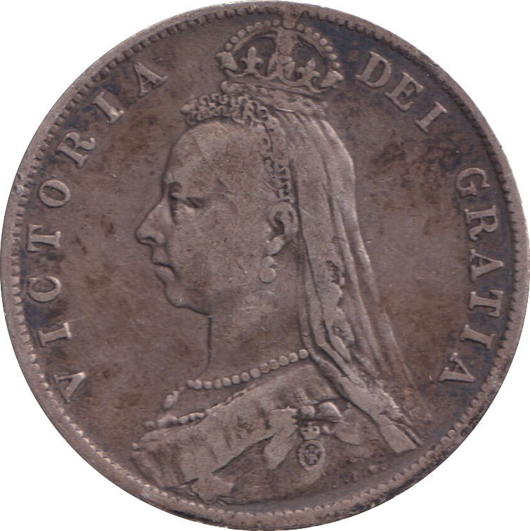 1891 HALFCROWN ( GF )
