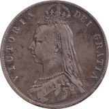 1891 HALFCROWN ( GF )