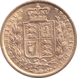 1872 GOLD SOVEREIGN ( AUNC )