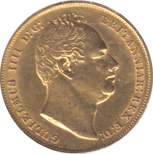 1832 GOLD SOVEREIGN ( EF )
