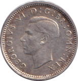 1944 THREEPENCE ( EF )
