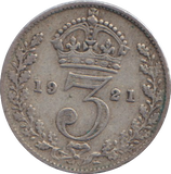 1921 THREEPENCE ( FINE )