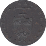 1794 PORTSEA HALFPENNY TOKEN