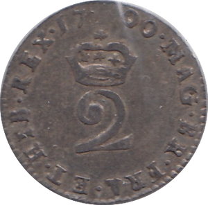1700 MAUNDY TWOPENCE ( VF )