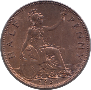 1931 HALFPENNY ( UNC )