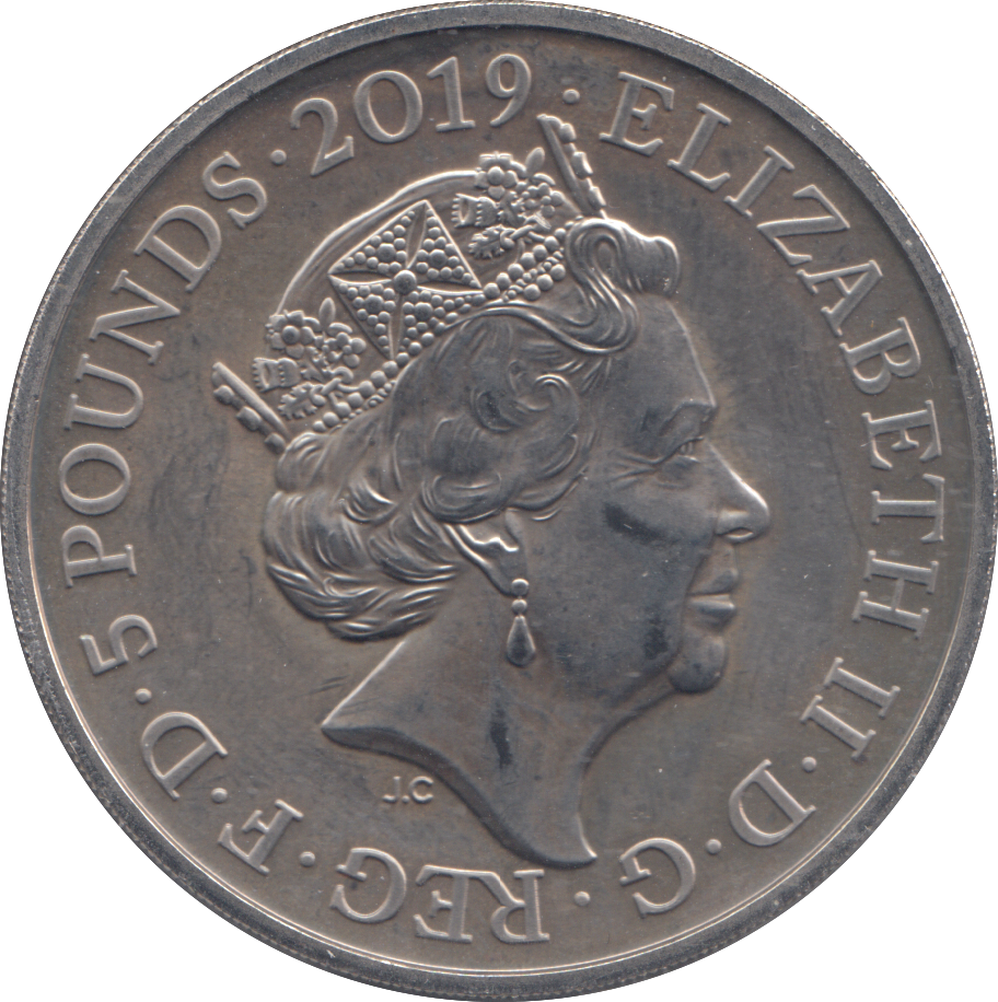 2019 FIVE POUNDS TOWER OF LONDON ( BU )